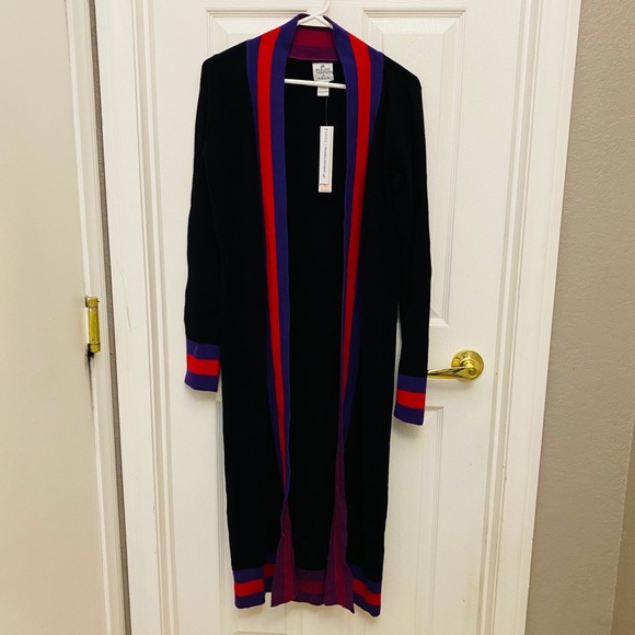 ❌sold Madeleine Thompson x AQUA Track Stripe Cardigan - Picture 3 of 3